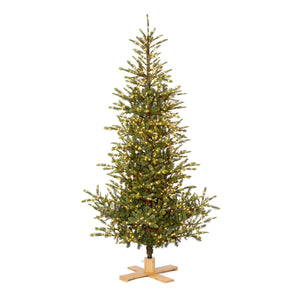 Great Northern Spruce Christmas Tree - 9' - Warm White LED Lights