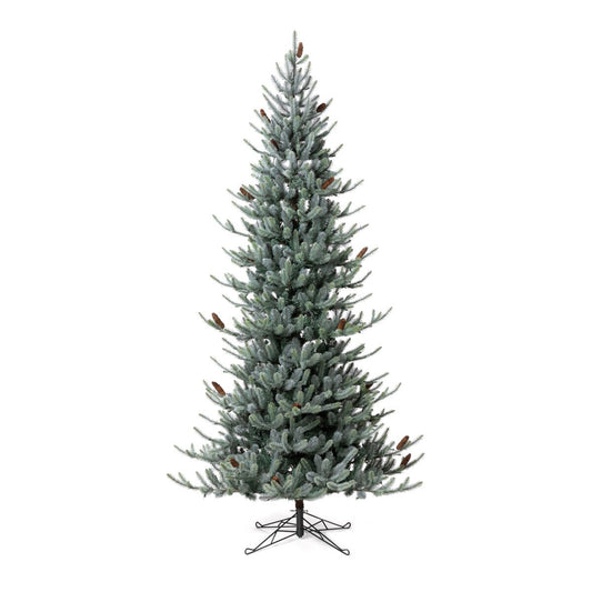 Park Hill Blue Spruce Slim Christmas Tree, 9' - Warm White LED Lights (Copy)