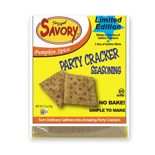 Savory Pumpkin Spice Gourmet Cracker Seasoning