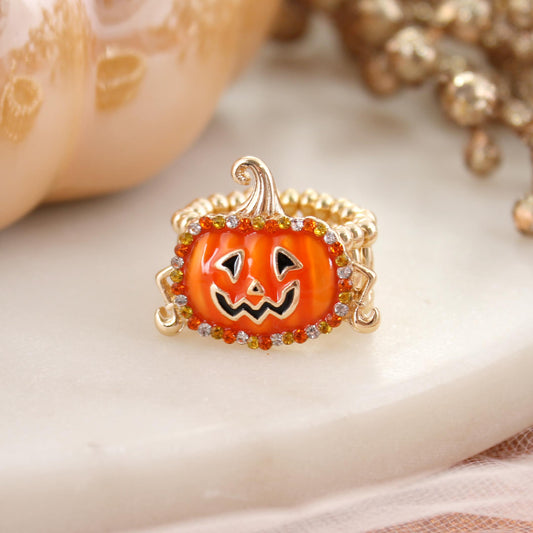 Crystal Jack Stretch Ring