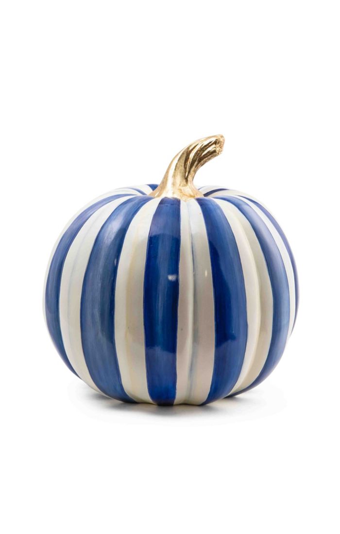 Mackenzie-Childs Royal Stripe Medium Pumpkin