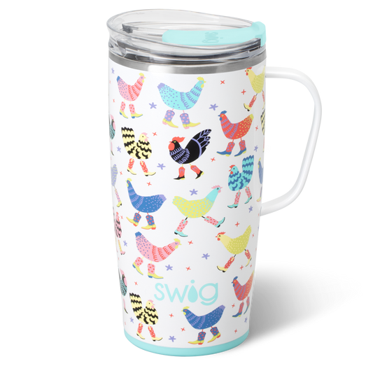 Funky Chicken Travel Mug 22oz