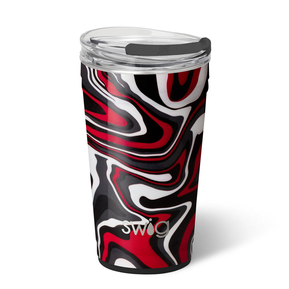 Swig Life Fanzone Black + Red Party Cup (24oz)