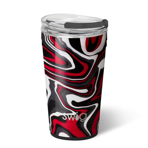 FANZONE BLACK + RED Swig Life Party Cup (24oz)