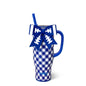 Gameday Gingham Royal + White Mega Mug 30oz (Copy)