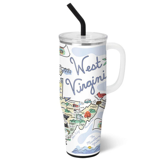 West Virginia Mega Mug 40oz