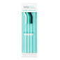 Swig Life White/Aqua/Black Reusable Straw Set