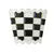 Black & White Ric Rac Pocket  by The Round Top Collection