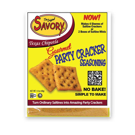 Savory Texas Chipotle Gourmet Cracker Seasoning