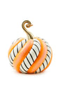 Mackenzie-Childs Trick or Treat Candy Swirl Medium Pumpkin