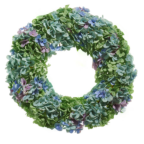 24" HYDRANGEA WREATH