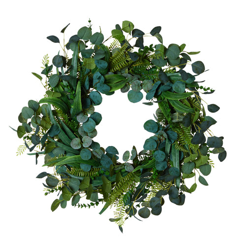 26" MIXED EUCALYPTUS WREATH