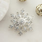 Crystal Snowflake Christmas Pin/Pendant | Wear It 2 Ways!