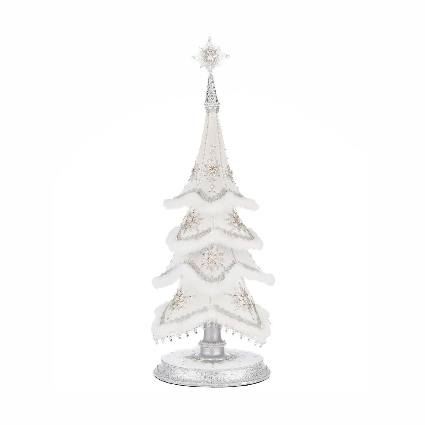 Silver Bells of Brilliance Tabletop Tree by Katherine's Collection