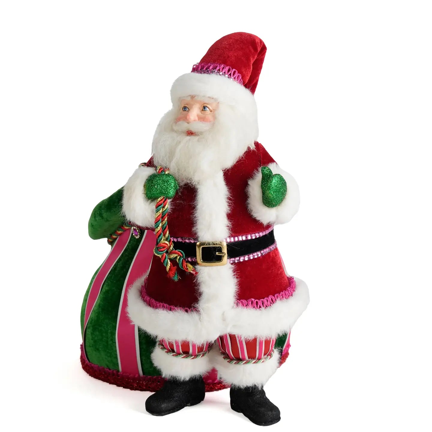 Papa Noel and Bag Candy Holder by Katherine's Collection