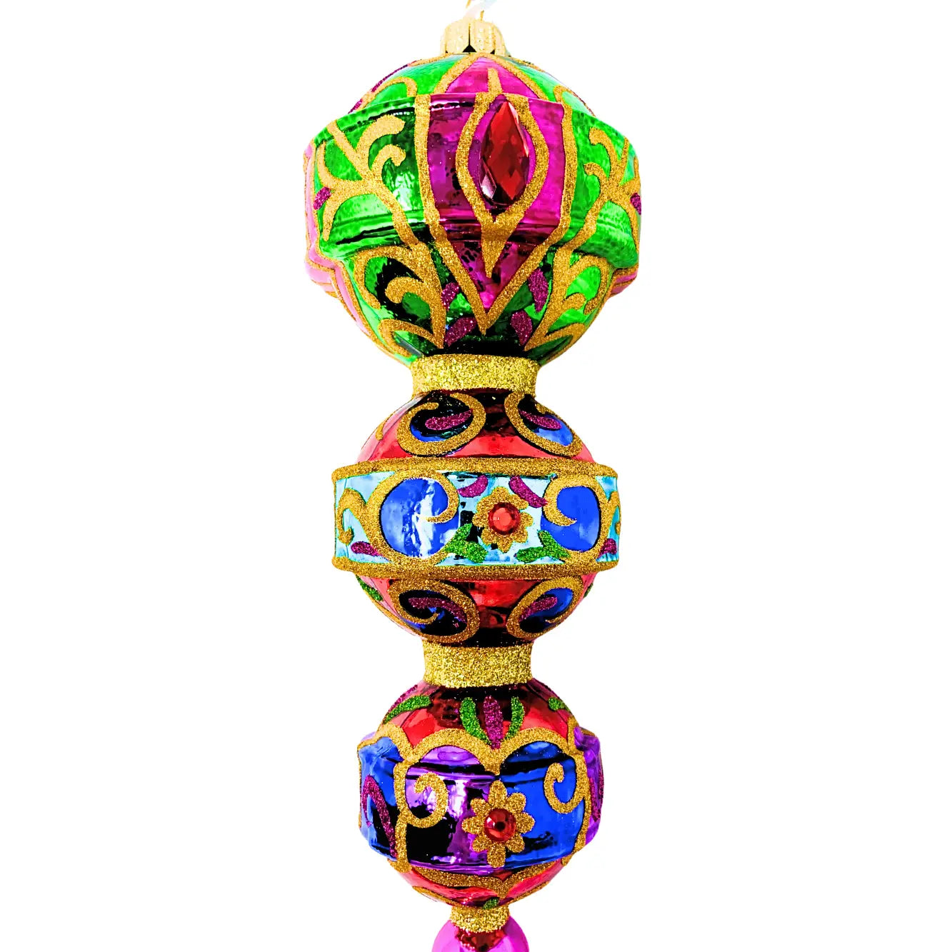 Giada Italiana Holiday Polish Glass Christmas Ornament
