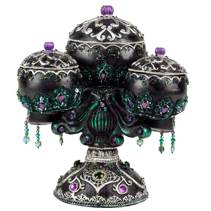 Tri-Skull Candy Bowls by Katherines Collection