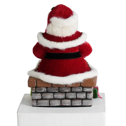 Santa On Chimney Stocking Holder by Katherine's Collection