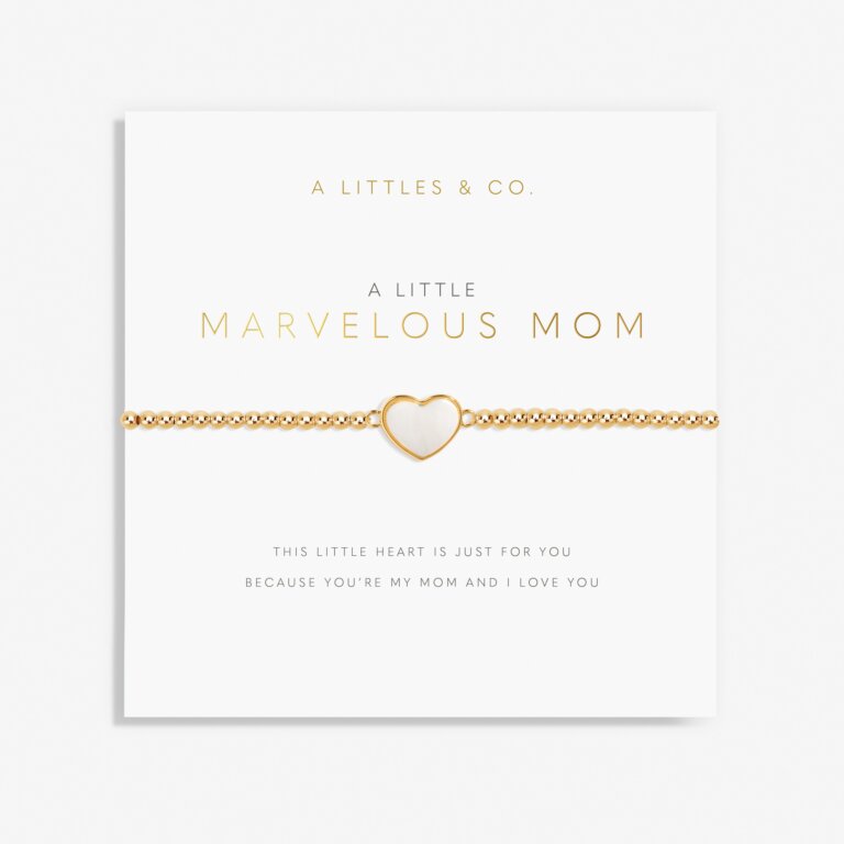 Gold A Little 'Marvelous Mom' Bracelet