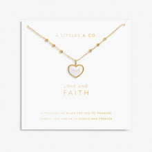 Load image into Gallery viewer, My Moments &#39;Love And Faith&#39; Necklace in Gold-Tone Plating