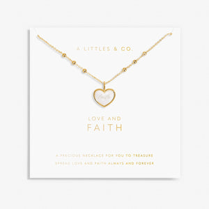 My Moments 'Love And Faith' Necklace in Gold-Tone Plating