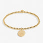 A Little 'Faith Over Fear' Bracelet in Gold-Tone Plating