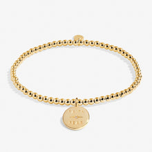 Load image into Gallery viewer, A Little &#39;Faith Over Fear&#39; Bracelet in Gold-Tone Plating