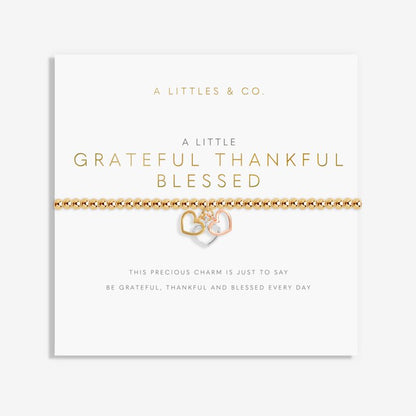 A Little 'Grateful Thankful Blessed' Bracelet