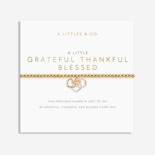 A Little 'Grateful Thankful Blessed' Bracelet