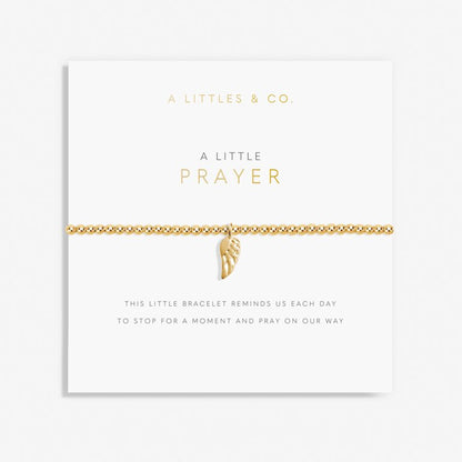 A Little 'Prayer' Bracelet Gold