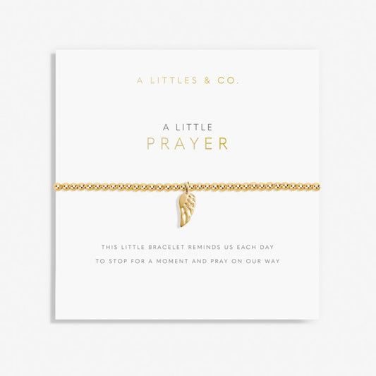 A Little 'Prayer' Bracelet Gold