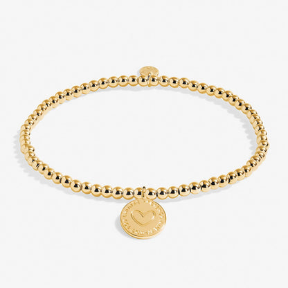 A Little 'Friends Are Family You Choose' Bracelet in Gold-Tone Plating