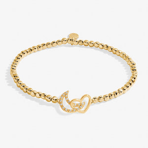 Forever Yours 'Love You To The Moon' Bracelet in Gold-Tone Plating