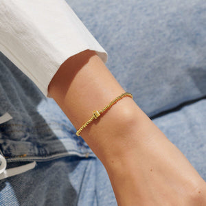 Share Happiness 'Stronger Than You Know, You Got This' Bracelet In Gold-Tone Plating