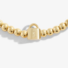 Load image into Gallery viewer, Share Happiness &#39;Stronger Than You Know, You Got This&#39; Bracelet In Gold-Tone Plating