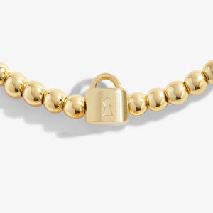 Share Happiness 'Stronger Than You Know, You Got This' Bracelet In Gold-Tone Plating