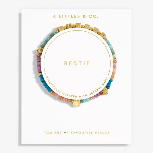 Happy Little Moments 'Bestie' Bracelet In Gold-Tone Plating