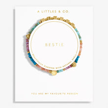 Load image into Gallery viewer, Happy Little Moments &#39;Bestie&#39; Bracelet In Gold-Tone Plating