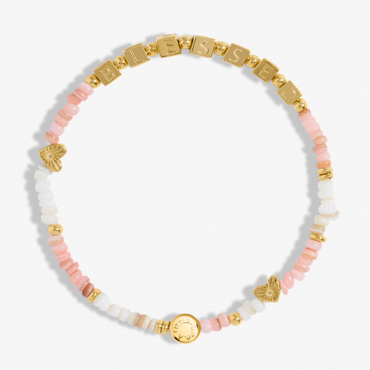 Happy Little Moments 'Blessed' Bracelet In Gold-Tone Plating