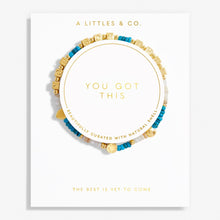 Load image into Gallery viewer, Happy Little Moments &#39;You Got This&#39; Bracelet In Silver Plating
