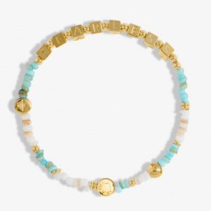 Happy Little Moments 'Fearless' Bracelet In Gold-Tone Plating