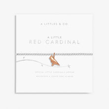 Load image into Gallery viewer, A Little &#39;Red Cardinal&#39; Bracelet In Silver Plating