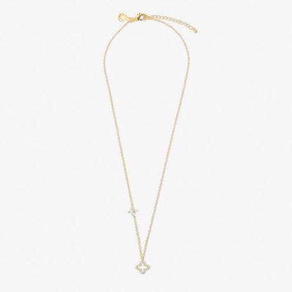 Style Stories Pavé Clover Necklace