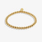 A Little 5mm Bead Stacking Bracelet In Gold-Tone Plating