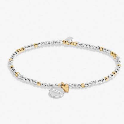 So Loved 'Mom' Bracelet In Silver And Gold-Tone Plating
