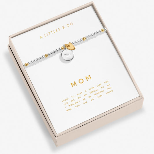 So Loved 'Mom' Bracelet In Silver And Gold-Tone Plating