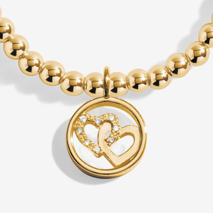 A Little 'Love And Friendship' Bracelet In Gold-Tone Plating