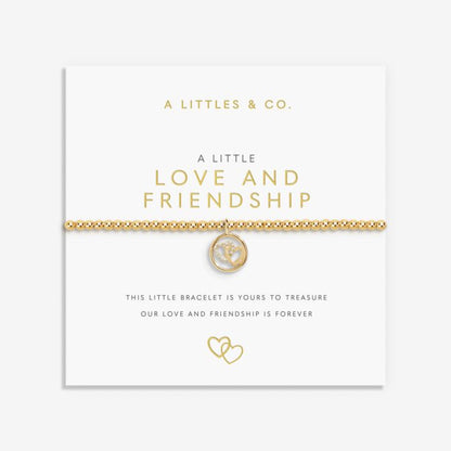 A Little 'Love And Friendship' Bracelet In Gold-Tone Plating