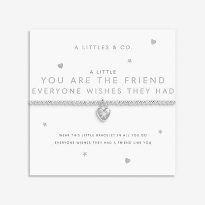 A Little 'You're The Friend Everyone Wishes They Had' Bracelet In Silver Plating