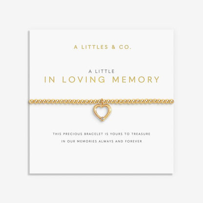 A Little 'In Loving Memory' Bracelet In Gold-Tone Plating